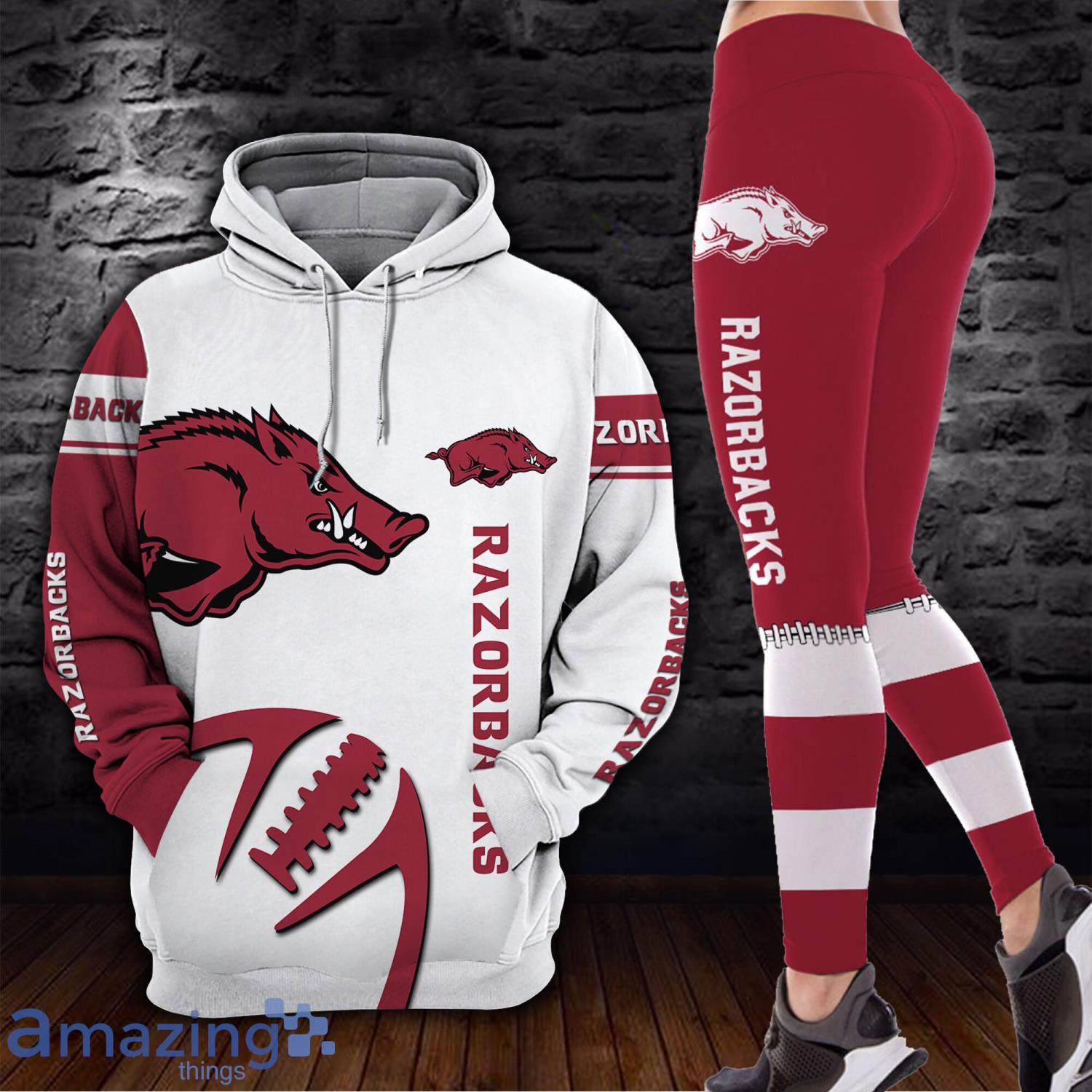 Arkansas Razorbacks Combo Hoodie And Leggings NCCA Sport team Gift image Arkansas Razorbacks Combo Hoodie And Leggings NCCA Sport team Gift Product Photo 1