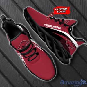 Arkansas Razorbacks NCAA Max Soul Shoes NCAA Team Lgo Sneakers Custom Name Gift For Fans image Arkansas Razorbacks NCAA Max Soul Shoes NCAA Team Lgo Sneakers Custom Name Gift For Fans Product Photo 2