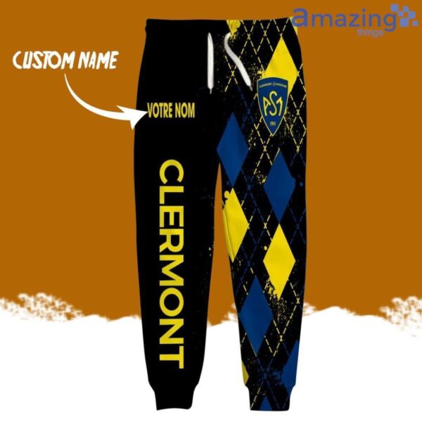 Asm Clermont Auvergne Logo Brand Long Pant 3D Printed Flattering Figure Custom Name Gift Product Photo 1