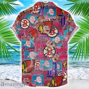 Atlanta Bravess 3D Printing MLB Team Logo Hawaiian Shirt Unique Gift For Fans Product Photo 2