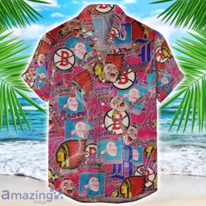 Atlanta Bravess 3D Printing MLB Team Logo Hawaiian Shirt Unique Gift For Fans Product Photo 1