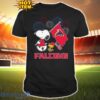 Atlanta Falcons Snoopy America Flag Happy 4th Of July T Shirt