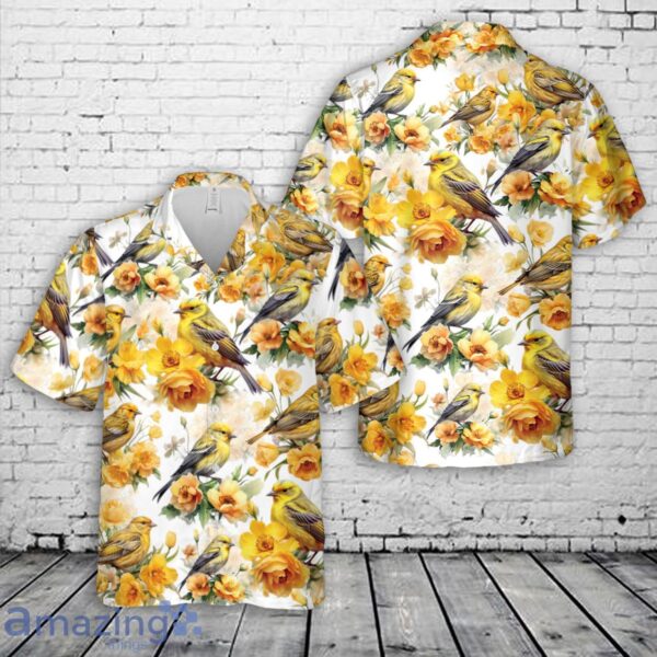 Atlantic Canary Bird Hawaiian Shirt Product Photo 1