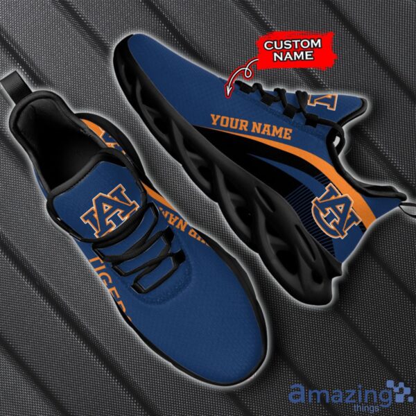 Auburn Tigers NCAA Max Soul Shoes NCAA Team Lgo Sneakers Custom Name Gift For Fans Product Photo 2