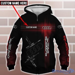 Audi Quattro Logo Custom Name 3D T Shirt Sweatshirt Hoodie Bomber Jacket image Audi Quattro Logo Custom Name 3D T-Shirt Sweatshirt Hoodie Bomber Jacket Product Photo 4