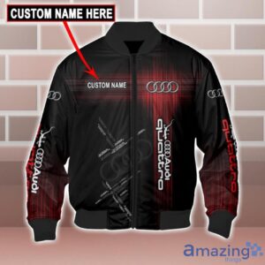 Audi Quattro Logo Custom Name 3D T Shirt Sweatshirt Hoodie Bomber Jacket image Audi Quattro Logo Custom Name 3D T-Shirt Sweatshirt Hoodie Bomber Jacket Product Photo 6