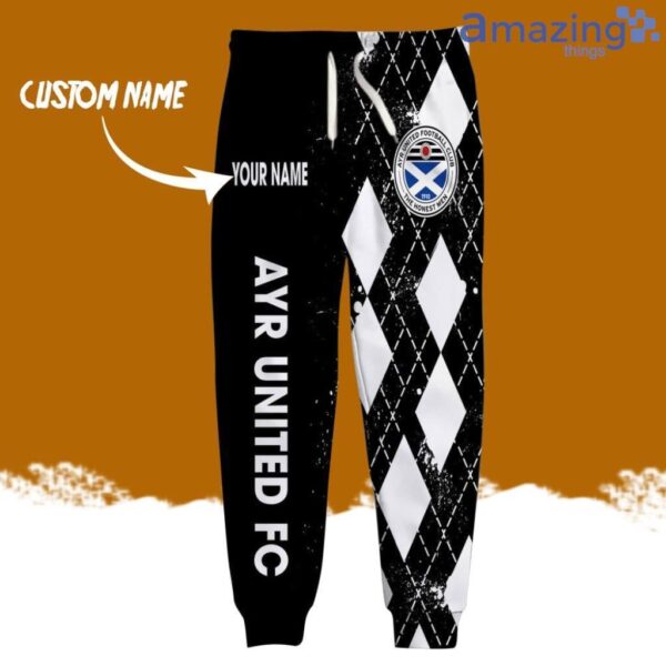Ayr United FC Logo Brand Long Pant 3D Printed Flattering Figure Custom Name Gift Product Photo 1