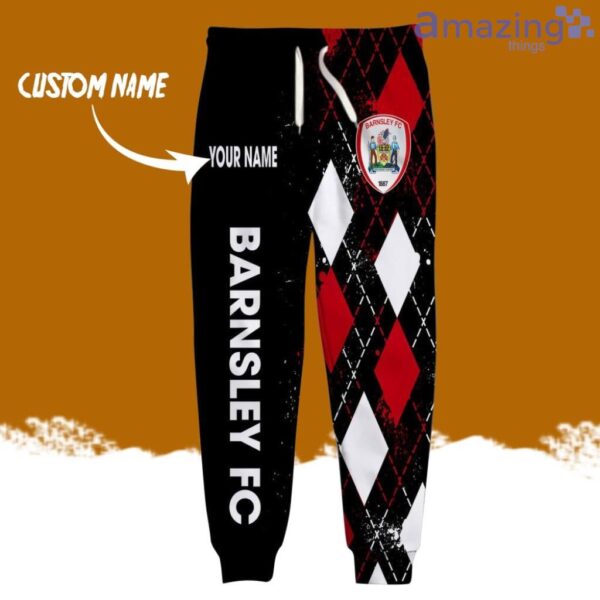 Barnsley FC Logo Brand Long Pant 3D Printed Flattering Figure Custom Name Gift Product Photo 1
