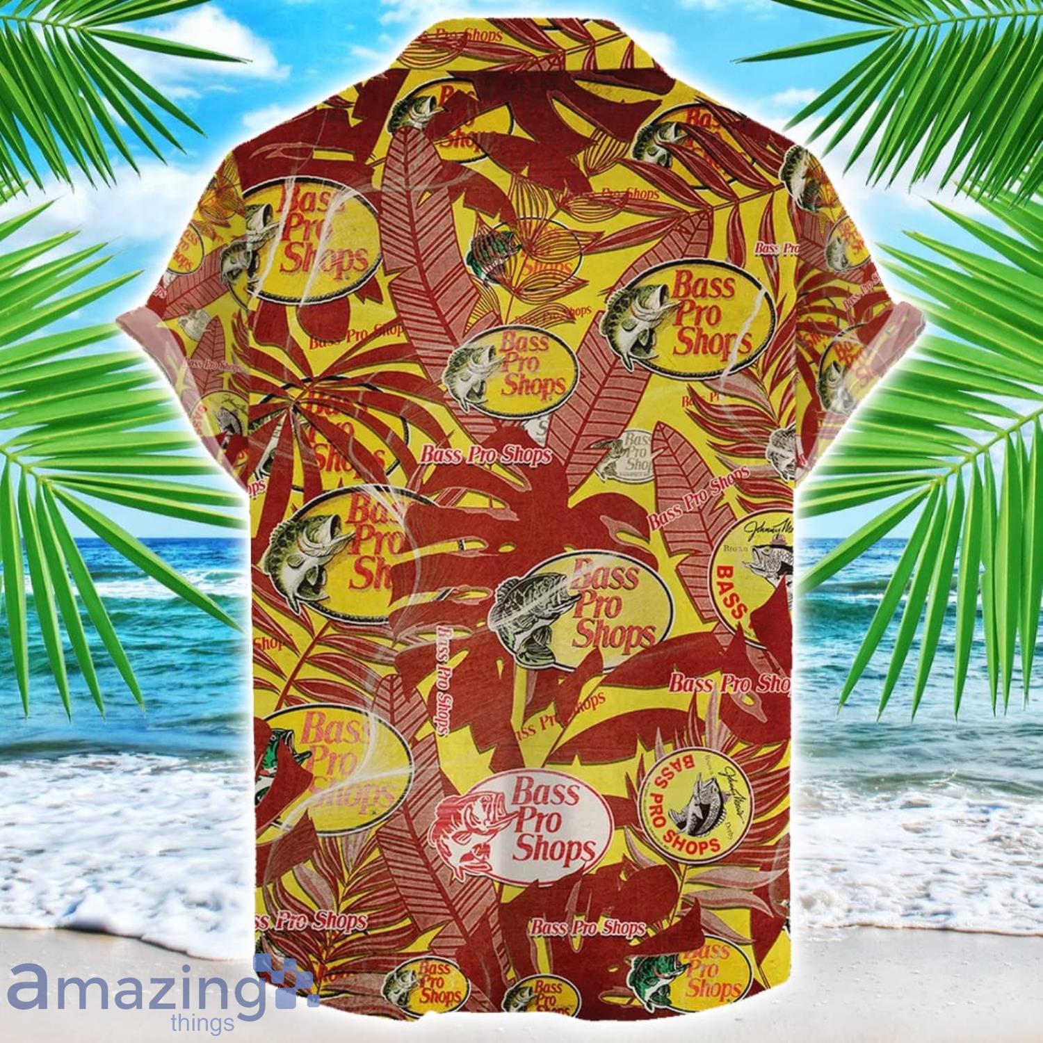 Bass Pro Shops Fishing Retro Logo Hawaiian Shirt For Men And Women Summer Gift image Bass Pro Shops Fishing Retro Logo Hawaiian Shirt For Men And Women Summer Gift Product Photo 2