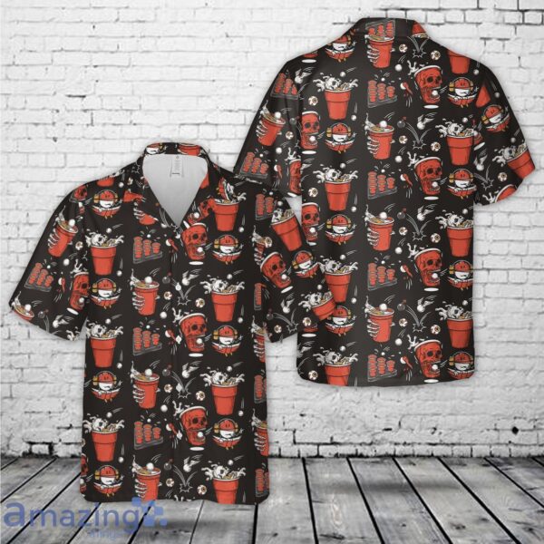 Beer Pong Drinking Game 2 Hawaiian Shirt Product Photo 1
