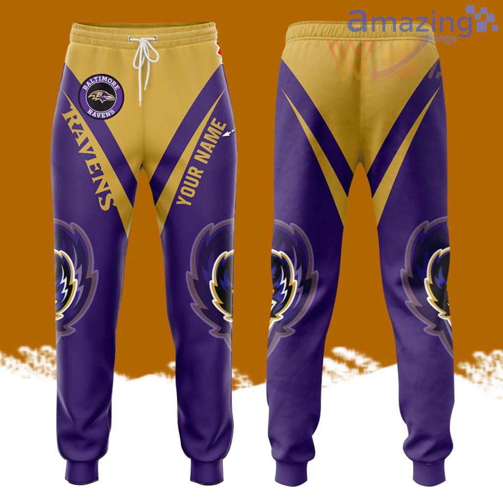 Best Selling Baltimore Ravens All Over Print 3D Long Pants image Best Selling Baltimore Ravens All Over Print 3D Long Pants Product Photo 1
