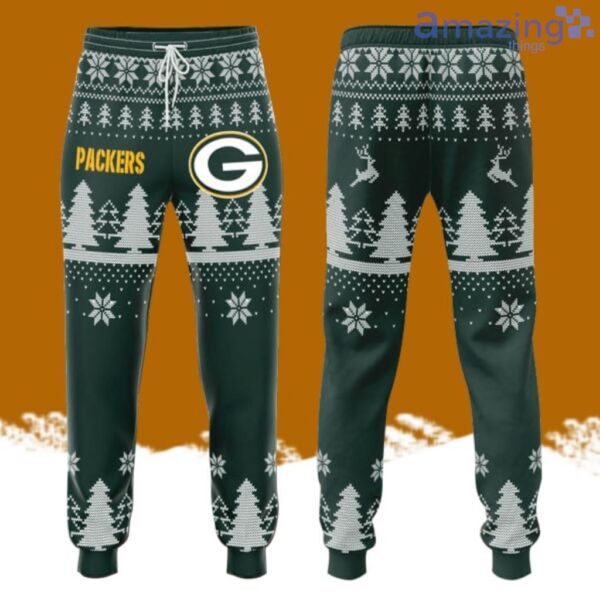 Best Selling Green Bay Packers All Over Print 3D Long Pants Product Photo 1