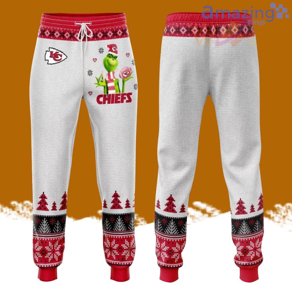 Best Selling Kansas City Chiefs All Over Print 3D Long Pants image Best Selling Kansas City Chiefs All Over Print 3D Long Pants Product Photo 1