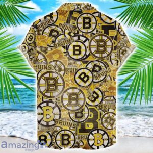 Boston Bruins 3D Printing NHL Team Logo Hawaiian Shirt Unique Gift For Fans Product Photo 2