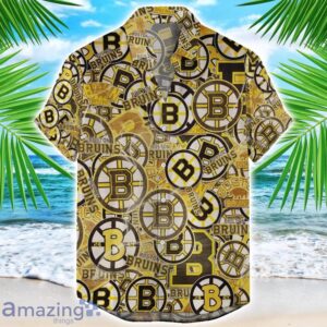 Boston Bruins 3D Printing NHL Team Logo Hawaiian Shirt Unique Gift For Fans Product Photo 1
