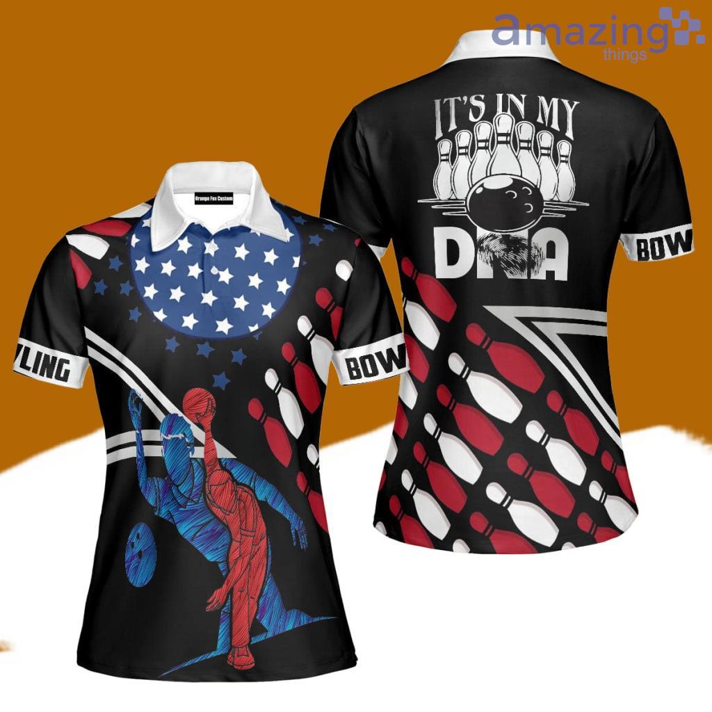 Bowling In My Dna Polo Shirt For Women Best Fashion Golf image Bowling In My Dna Polo Shirt For Women Best Fashion Golf Product Photo 1