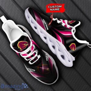 Brisbane Broncos NRL Max Soul Shoes Personalized Name For Fans Product Photo 2