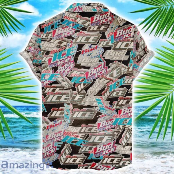 Bud Ice 3D Printing Beer Logo Hawaiian Shirt For Men And Women Product Photo 2