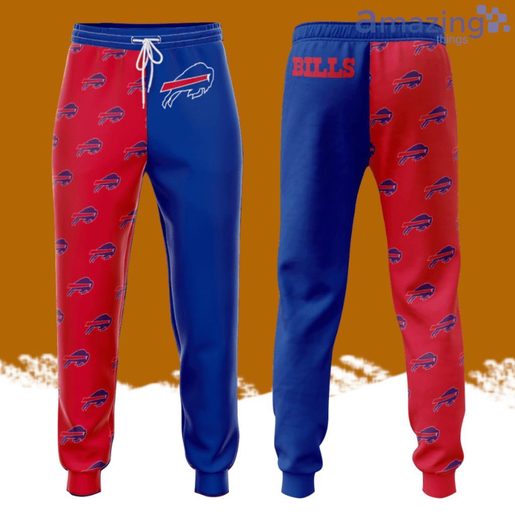 Buffalo Bills Football All Over Print 3D Long Pants Blue image Buffalo Bills Football All Over Print 3D Long Pants Blue Product Photo 1