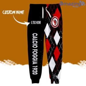 Calcio Foggia 1920 Logo Brand Long Pant 3D Printed Flattering Figure Custom Name Gift Product Photo 2