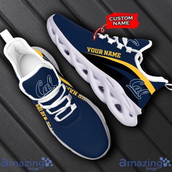 California Golden Bears NCAA Max Soul Shoes NCAA Team Lgo Sneakers Custom Name Gift For Fans Product Photo 1