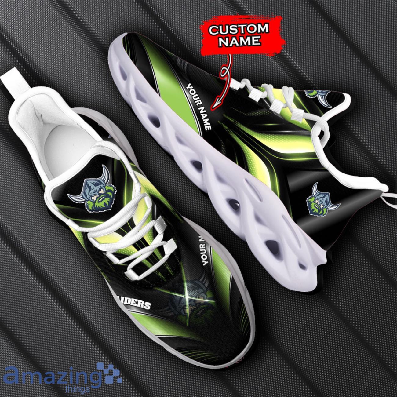 Canberra Raiders NRL Max Soul Shoes Personalized Name For Fans image Canberra Raiders NRL Max Soul Shoes Personalized Name For Fans Product Photo 2