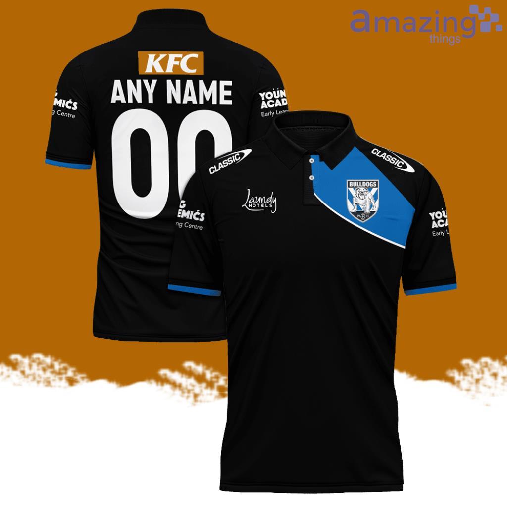 Canterbury Bankstown Bulldogs Player NRL Personalized Polo Shirt 3D Print image Canterbury Bankstown Bulldogs Player NRL Personalized Polo Shirt 3D Print Product Photo 1