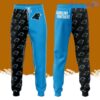 Carolina Panthers Logo All Over Print 3D Casual Unisex All Over Print 3D Long Pants Black Blue