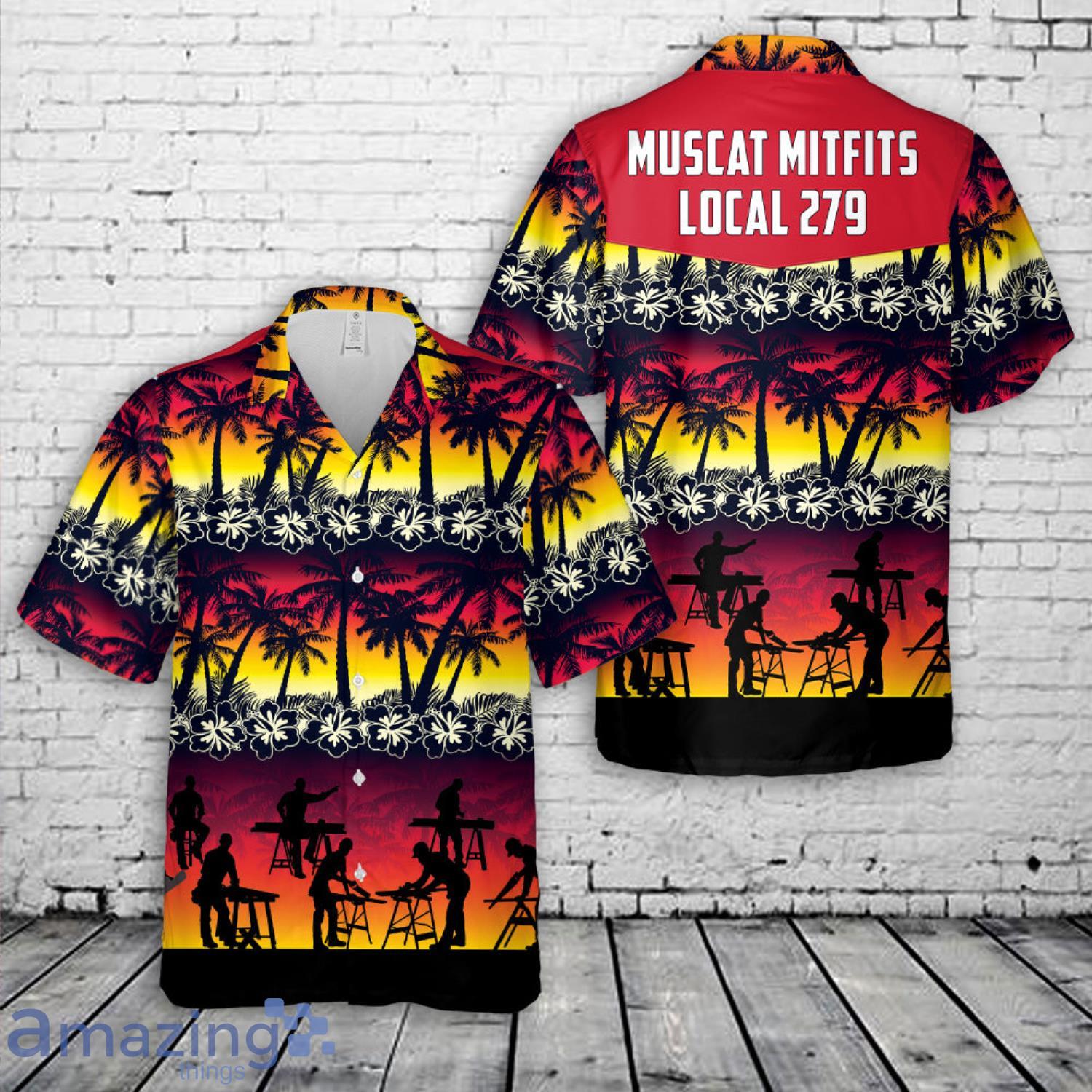 Carpenter Local 279 Hawaiian Shirt image Carpenter Local 279 Hawaiian Shirt Product Photo 1