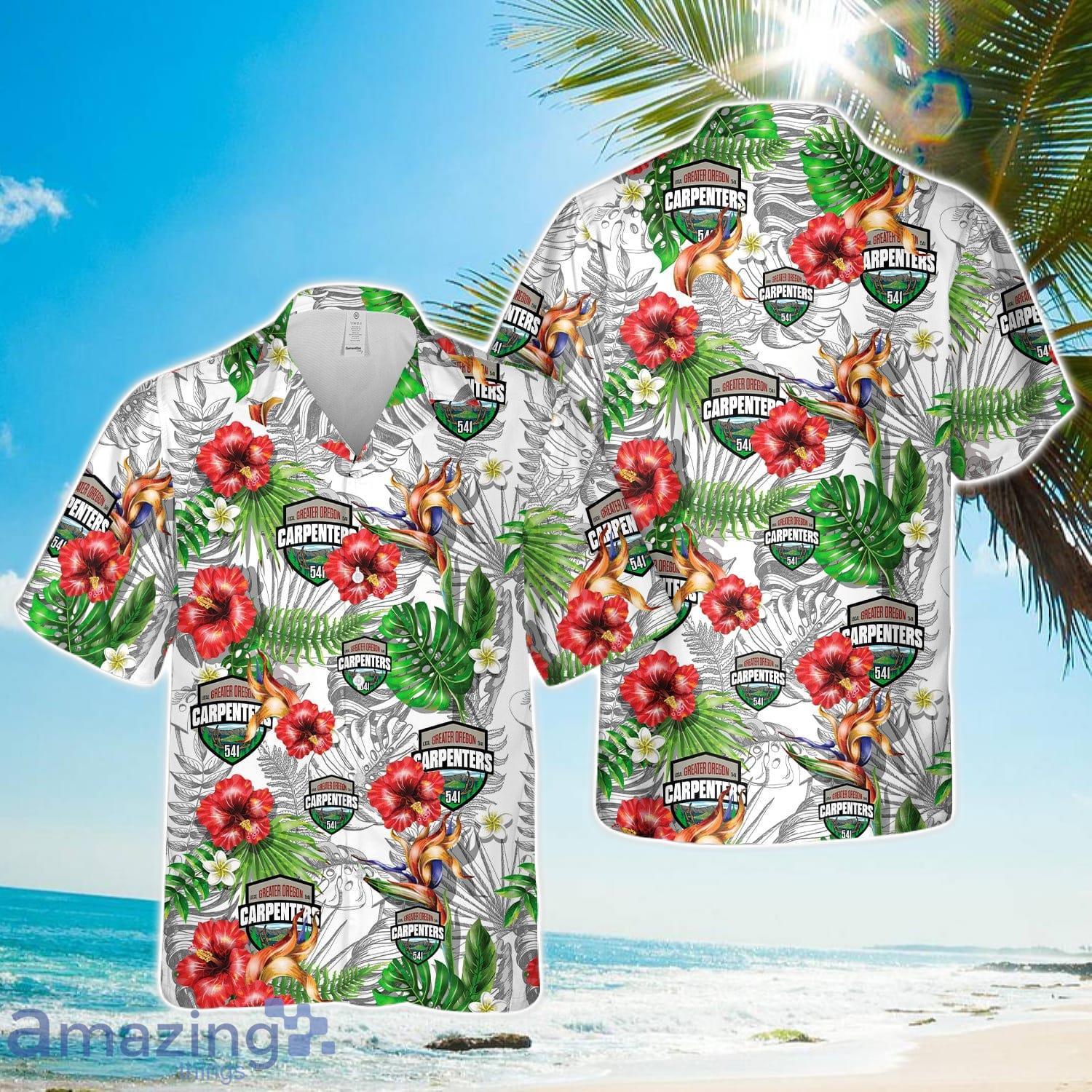Carpenters Local 541 Hawaiian Shirt image Carpenters Local 541 Hawaiian Shirt Product Photo 1
