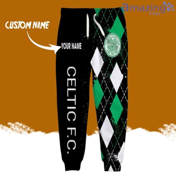 Celtic FC Logo Brand Long Pant 3D Printed Flattering Figure Custom Name Gift Product Photo 2