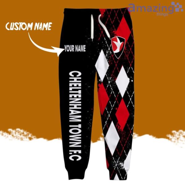 Cheltenham Town FC Logo Brand Long Pant 3D Printed Flattering Figure Custom Name Gift Product Photo 2