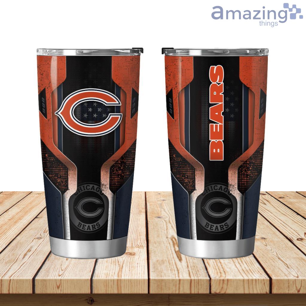 Chicago Bears 3D Travel Tumbler 20oz image Chicago Bears 3D Travel Tumbler 20oz Product Photo 1