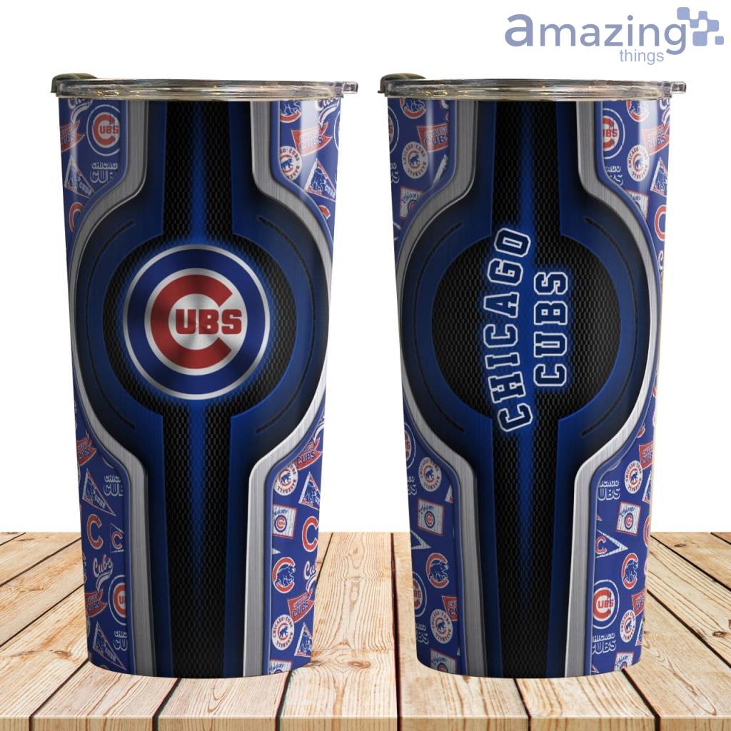 Chicago Cubs All Over Print 3D Tumbler 30oz image Chicago Cubs All Over Print 3D Tumbler 30oz Product Photo 1