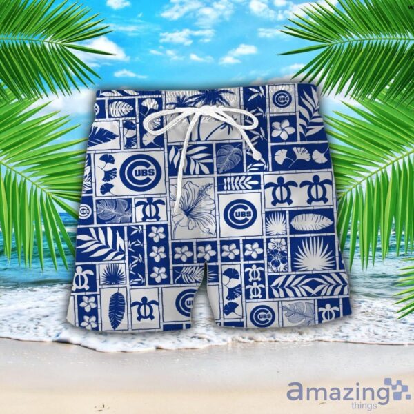 Chicago Cubs Beach Combo Hawaiian Shirt And Shorts For Fans Product Photo 2