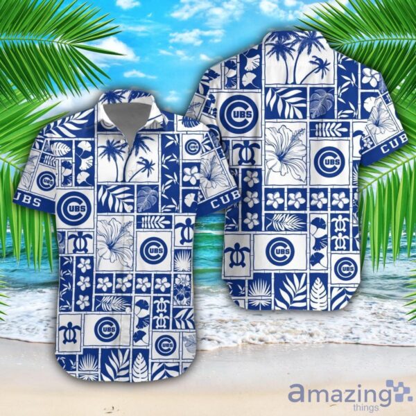 Chicago Cubs Beach Combo Hawaiian Shirt And Shorts For Fans Product Photo 1