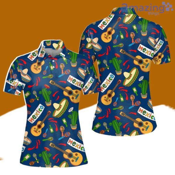 Cinco De Mayo Mexican Party Blue Women Polo Best Fashion Golf Product Photo 1
