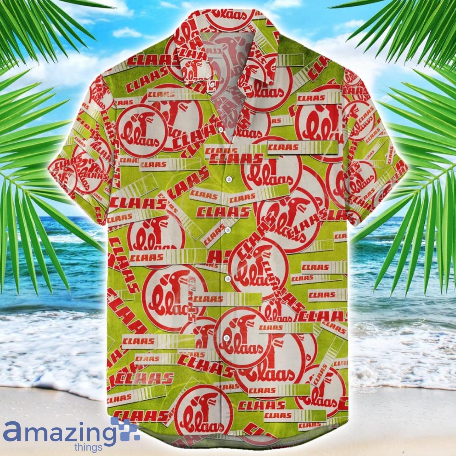 Claas Hawaii All Printed Tractor Logo Hawaiian Shirt For Men And Women image Claas Hawaii All Printed Tractor Logo Hawaiian Shirt For Men And Women Product Photo 1