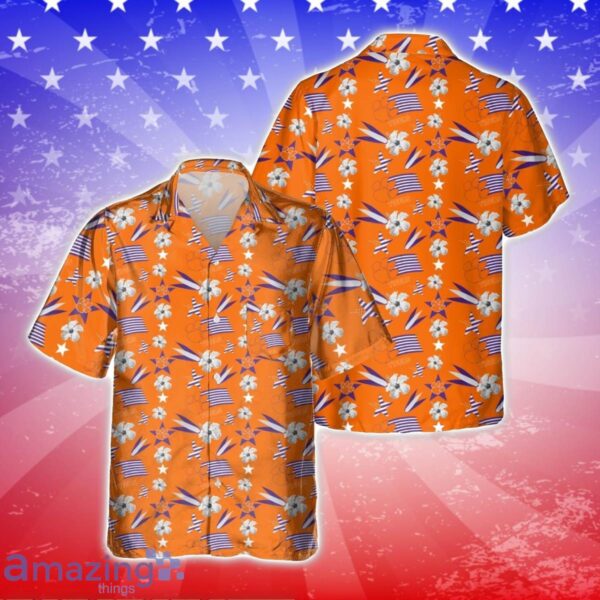 Clemson Tigers America Independence Day 3D Hawaiian Shirt Product Photo 1