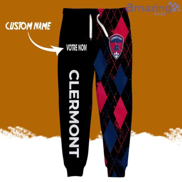 Clermont Foot Auvergne 63 Logo Brand Long Pant 3D Printed Flattering Figure Custom Name Gift Product Photo 2