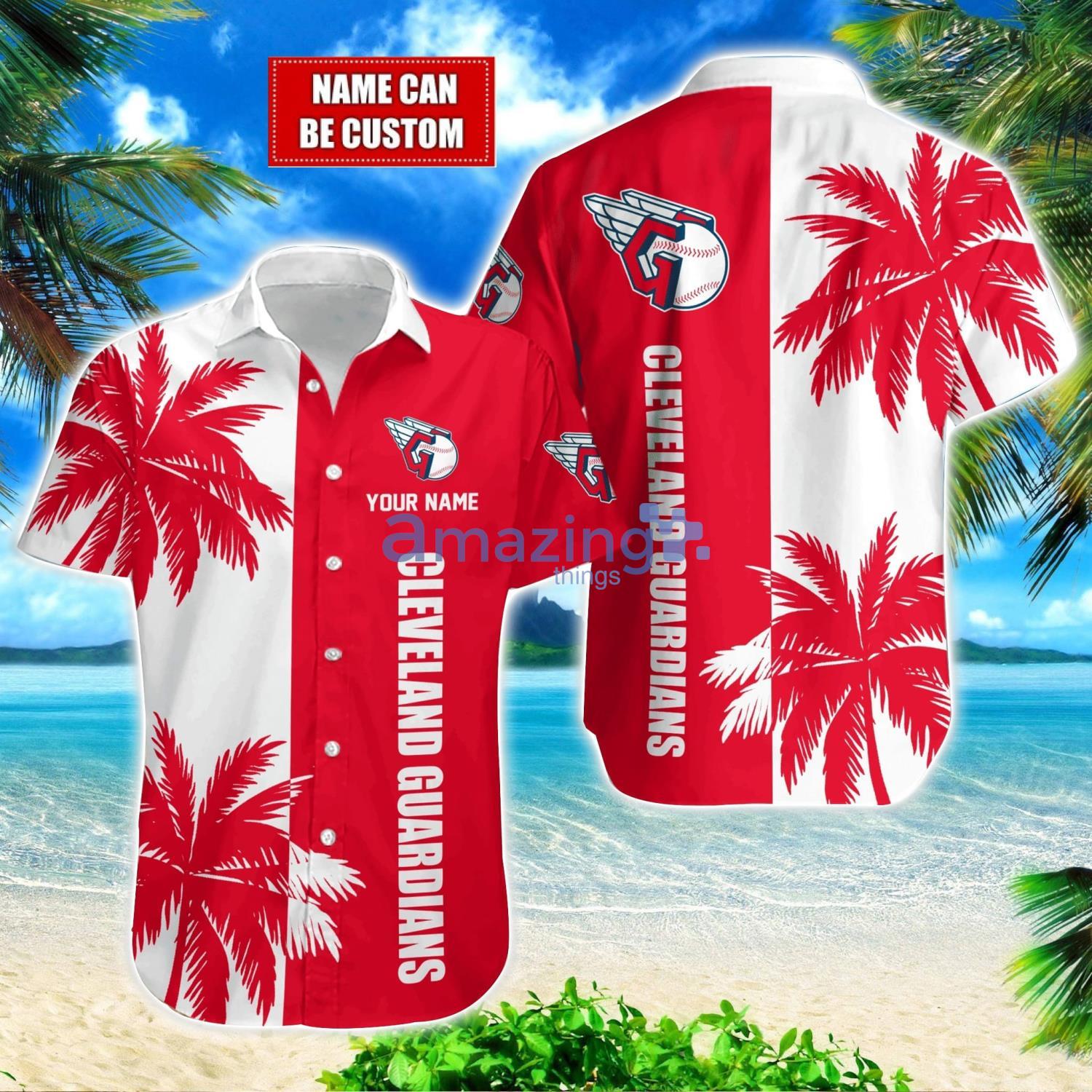 Cleveland Guardians MLB Beach Coconut Hawaiian Shirt Trending Summer Gift Custom Name image Cleveland Guardians MLB Beach Coconut Hawaiian Shirt Trending Summer Gift Custom Name Product Photo 1