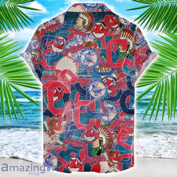 Cleveland Guardianss 3D Printing MLB Team Logo Hawaiian Shirt Unique Gift For Fans Product Photo 2