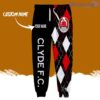 Clyde FC Logo Brand Long Pant 3D Printed Flattering Figure Custom Name Gift