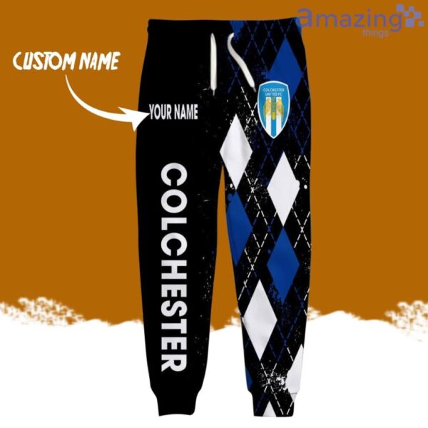 Colchester United Logo Brand Long Pant 3D Printed Flattering Figure Custom Name Gift Product Photo 1