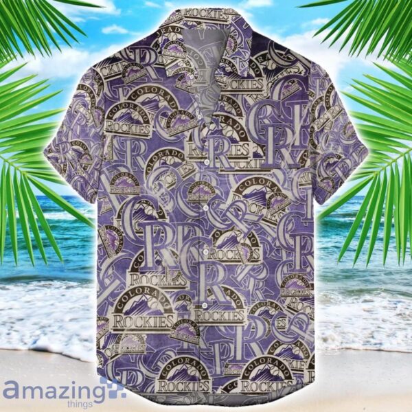 Colorado Rockiess 3D Printing MLB Team Logo Hawaiian Shirt Unique Gift For Fans Product Photo 1