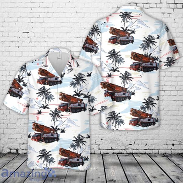 Concrete Pump Truck 3 Hawaiian Shirt Product Photo 1