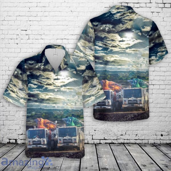 Concrete Pump Truck 4 Hawaiian Shirt Product Photo 1