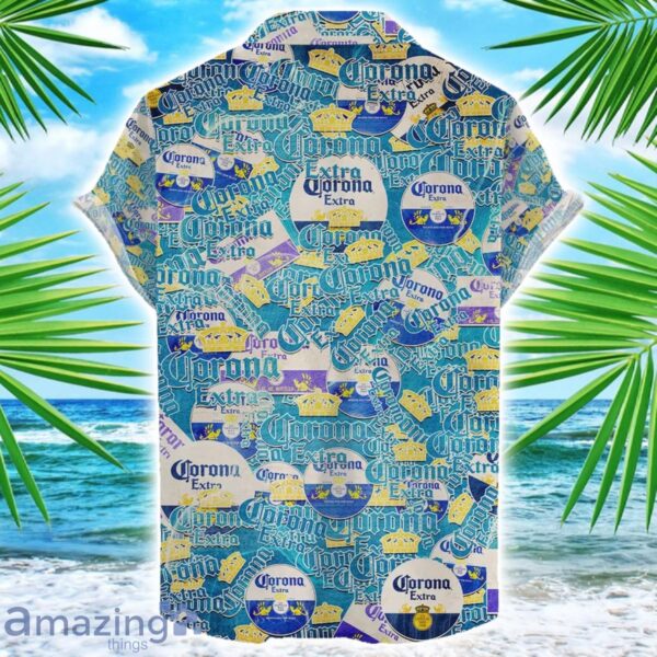 Corona Extra 3D Printing Beer Logo Hawaiian Shirt For Men And Women Product Photo 2