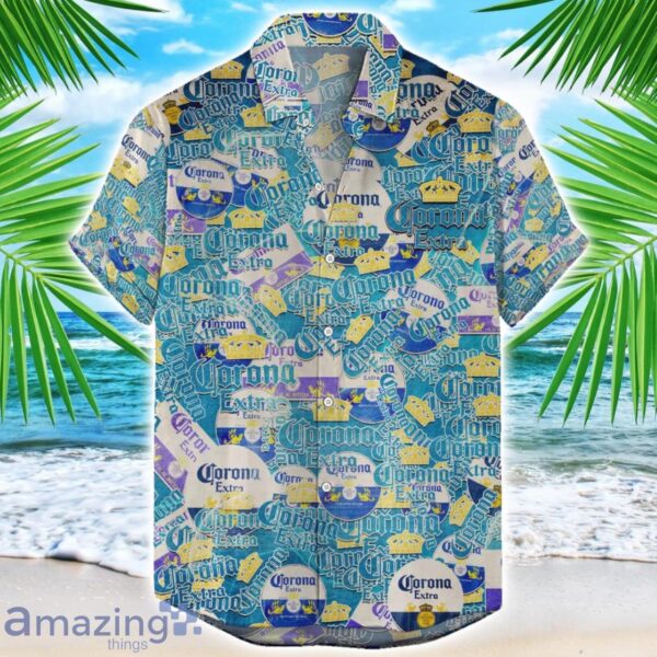 Corona Extra 3D Printing Beer Logo Hawaiian Shirt For Men And Women Product Photo 1