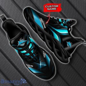 Cronulla-Sutherland Sharks NRL Max Soul Shoes Personalized Name For Fans Product Photo 1
